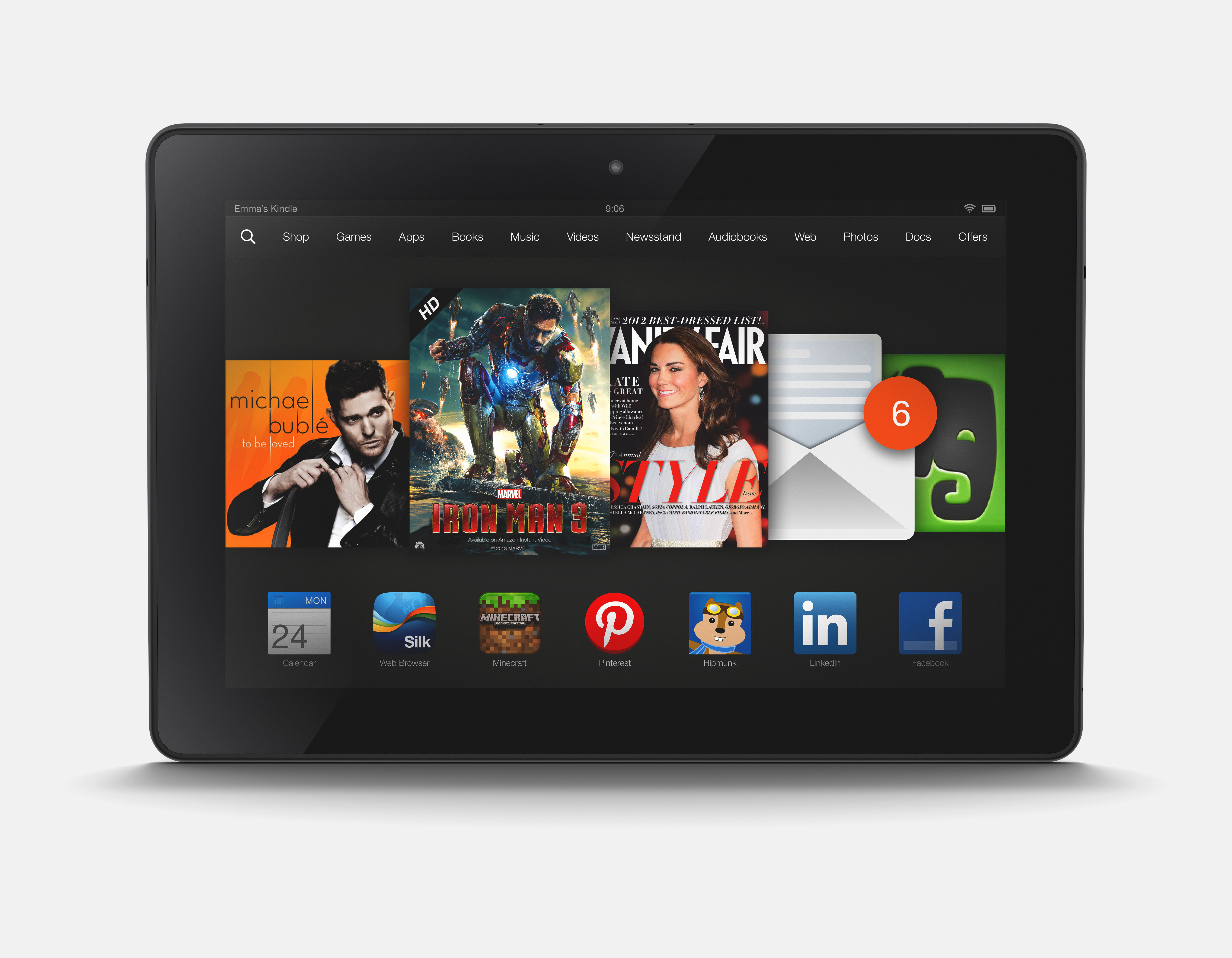 Kindle Fire HDX 8.9 Inch with Amazon's New Mayday Button